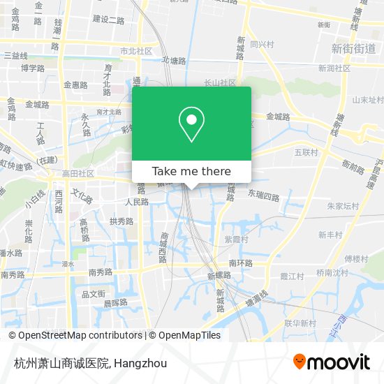 杭州萧山商诚医院 map