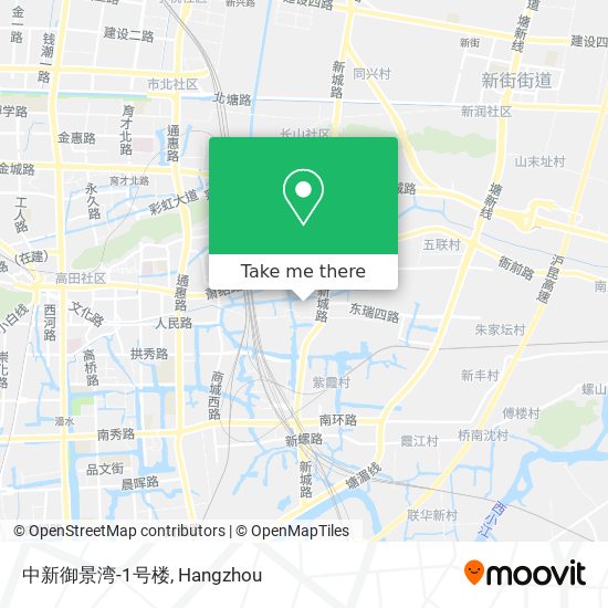 中新御景湾-1号楼 map