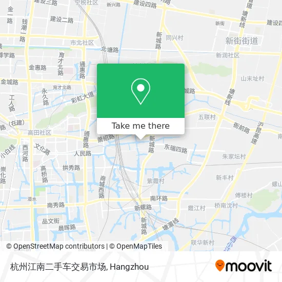 杭州江南二手车交易市场 map