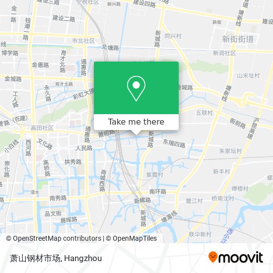 萧山钢材市场 map