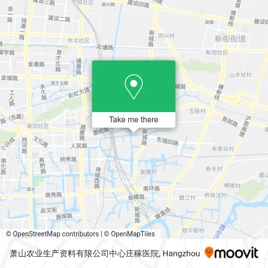 萧山农业生产资料有限公司中心庄稼医院 map