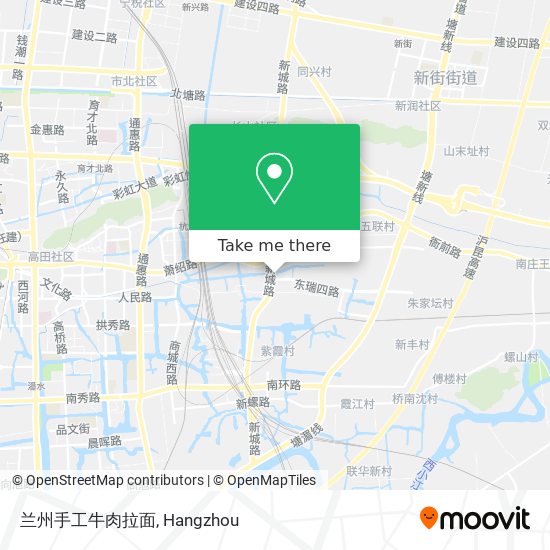 兰州手工牛肉拉面 map