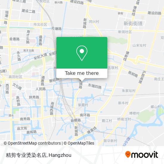 精剪专业烫染名店 map