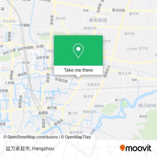 益万家超市 map