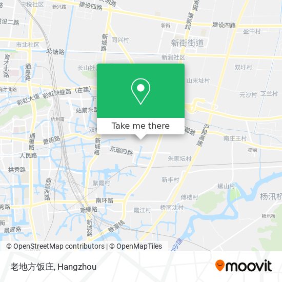 老地方饭庄 map