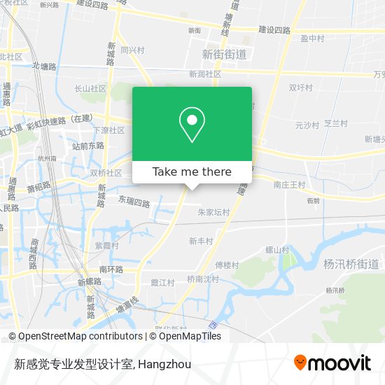 新感觉专业发型设计室 map