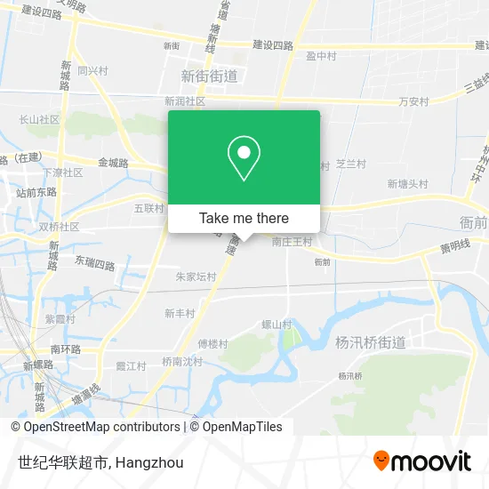 世纪华联超市 map