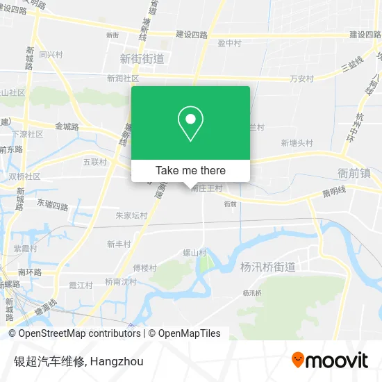 银超汽车维修 map