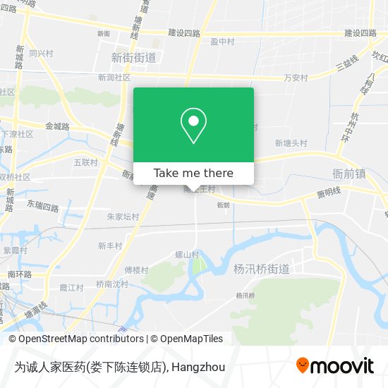 为诚人家医药(娄下陈连锁店) map