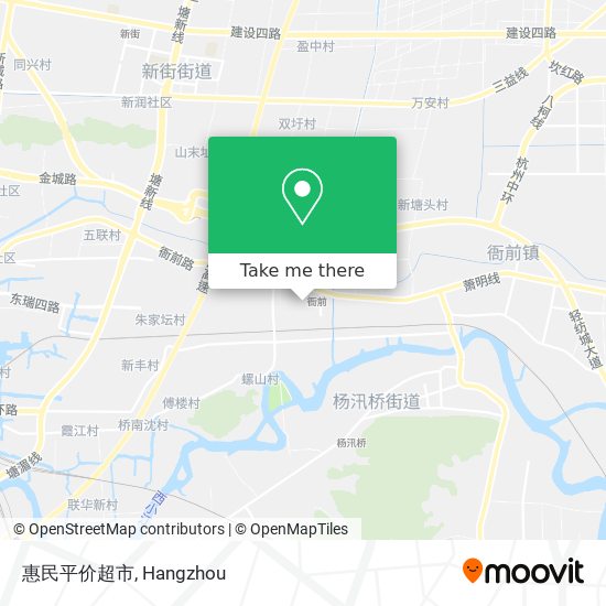 惠民平价超市 map