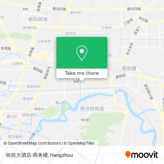 衙前大酒店-商务楼 map