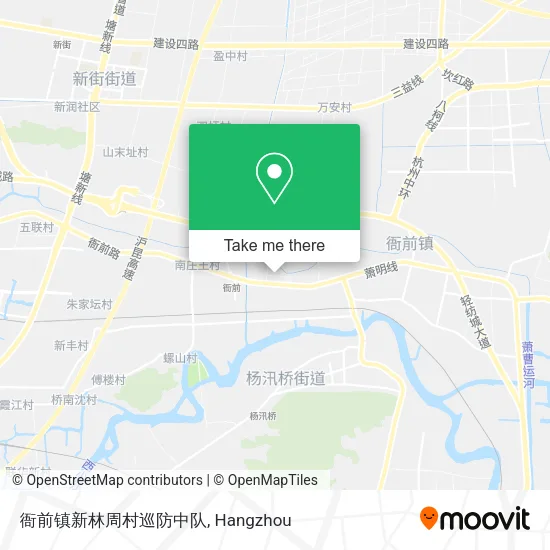 衙前镇新林周村巡防中队 map