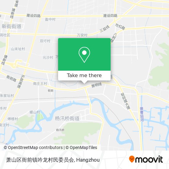 萧山区衙前镇吟龙村民委员会 map