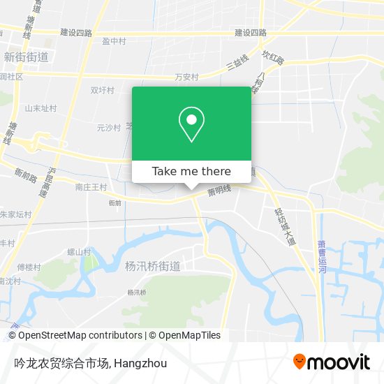 吟龙农贸综合市场 map