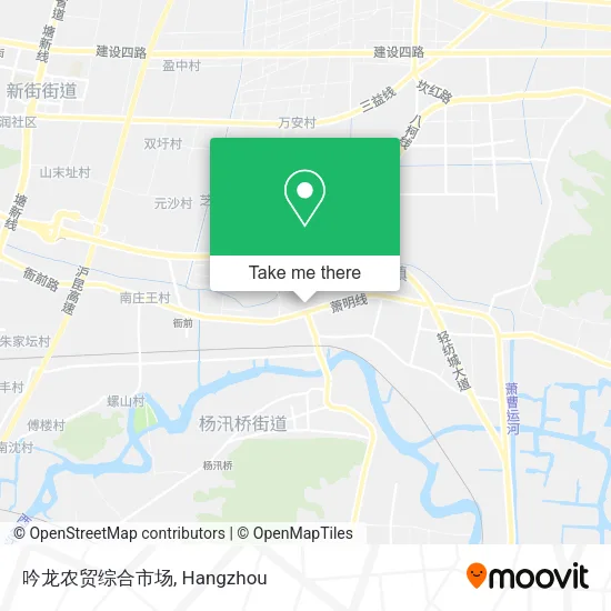 吟龙农贸综合市场 map