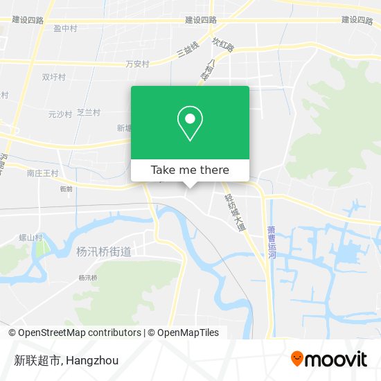 新联超市 map