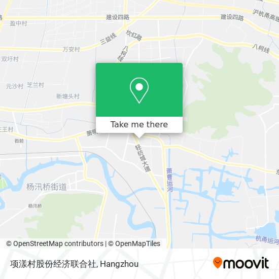 项漾村股份经济联合社 map