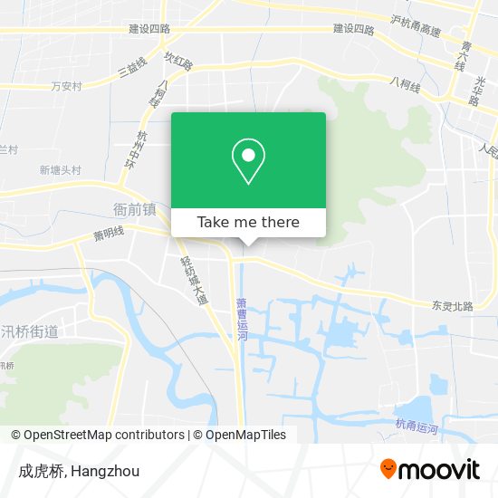 成虎桥 map