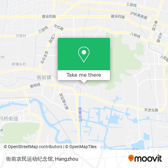 衙前农民运动纪念馆 map
