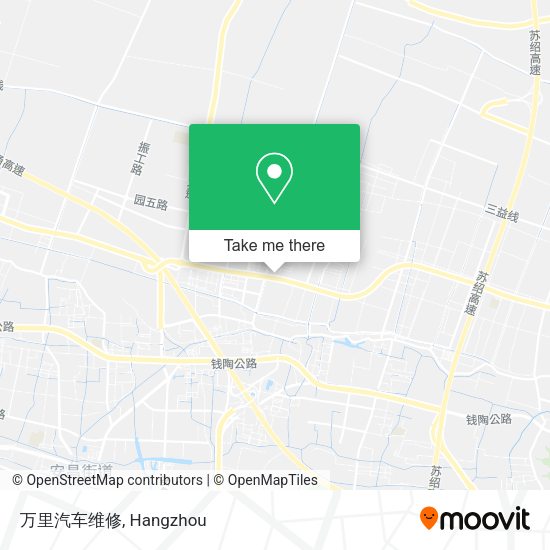 万里汽车维修 map