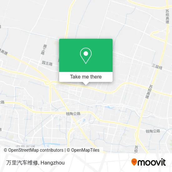 万里汽车维修 map