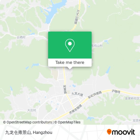 九龙仓雍景山 map