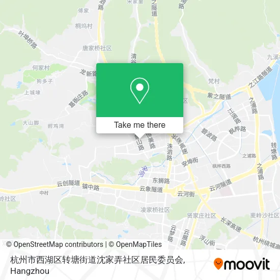 杭州市西湖区转塘街道沈家弄社区居民委员会 map