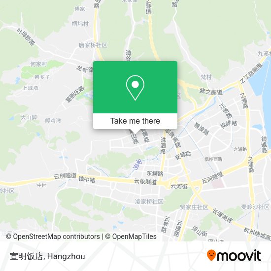 宣明饭店 map
