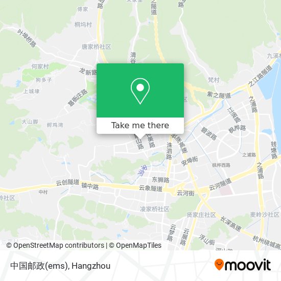 中国邮政(ems) map