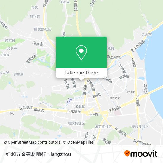 红和五金建材商行 map