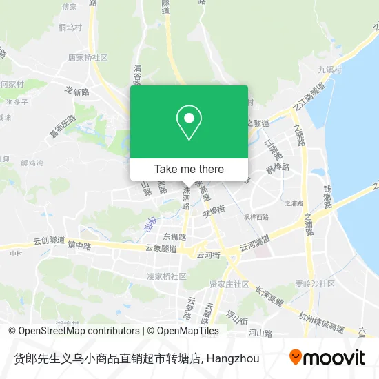 货郎先生义乌小商品直销超市转塘店 map