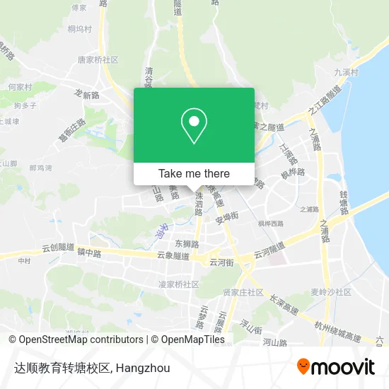 达顺教育转塘校区 map