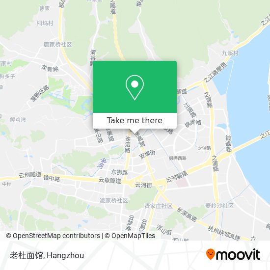 老杜面馆 map