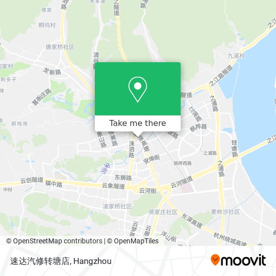 速达汽修转塘店 map