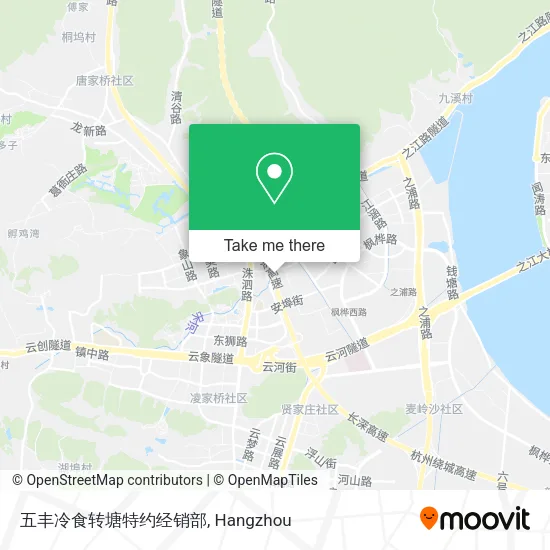 五丰冷食转塘特约经销部 map
