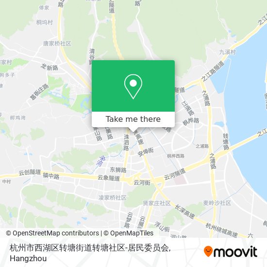 杭州市西湖区转塘街道转塘社区-居民委员会 map