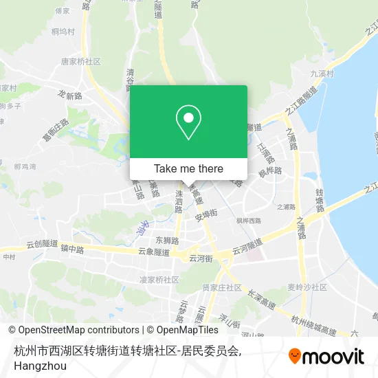 杭州市西湖区转塘街道转塘社区-居民委员会 map