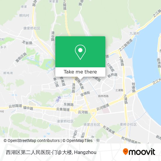 西湖区第二人民医院-门诊大楼 map