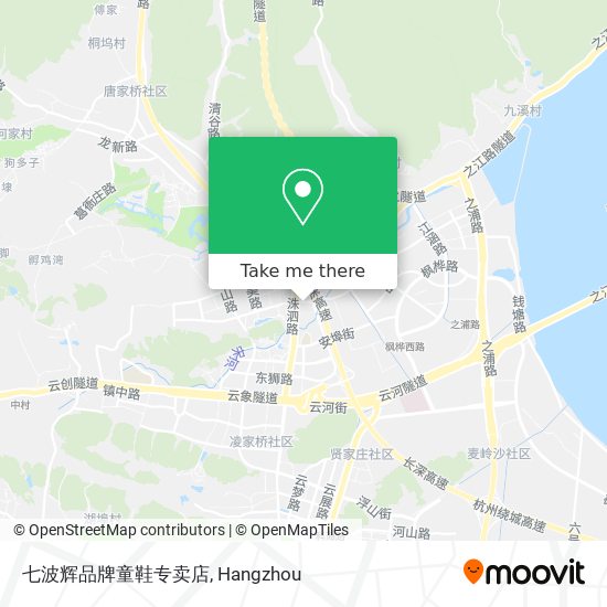 七波辉品牌童鞋专卖店 map