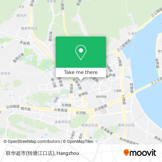 联华超市(转塘江口店) map