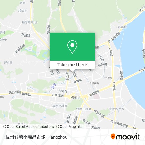 杭州转塘小商品市场 map