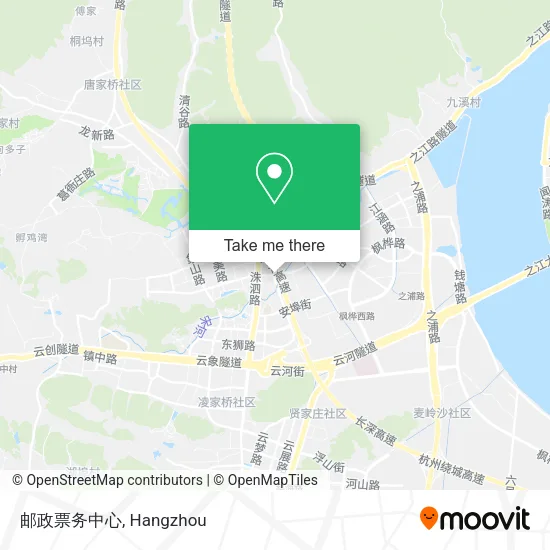 邮政票务中心 map