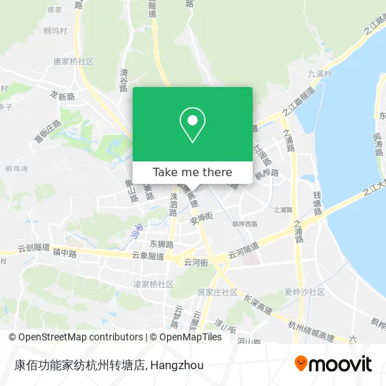 康佰功能家纺杭州转塘店 map