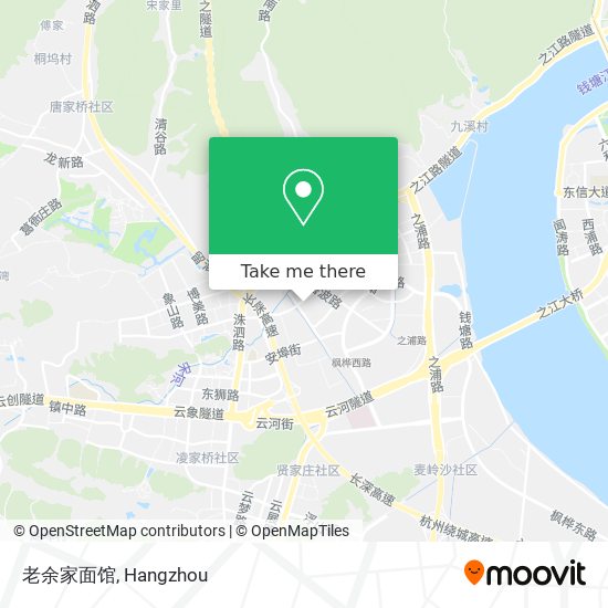 老余家面馆 map