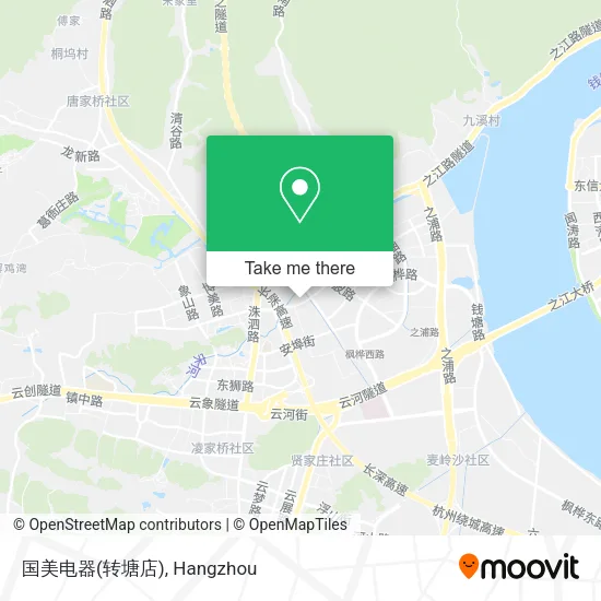 国美电器(转塘店) map
