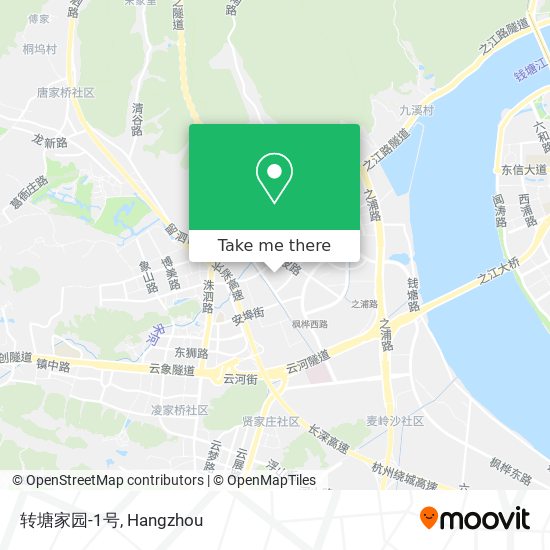 转塘家园-1号 map