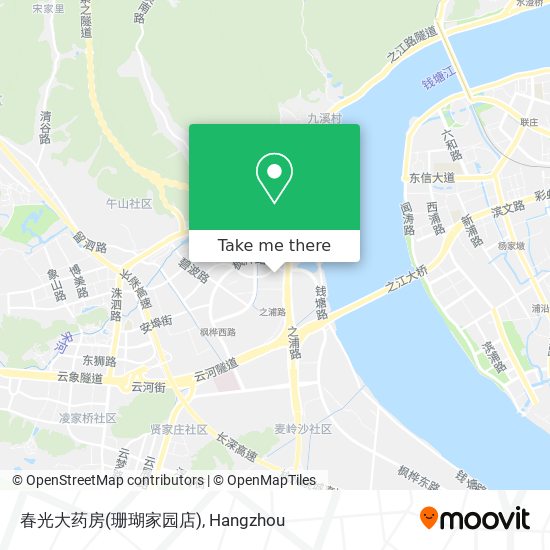 春光大药房(珊瑚家园店) map