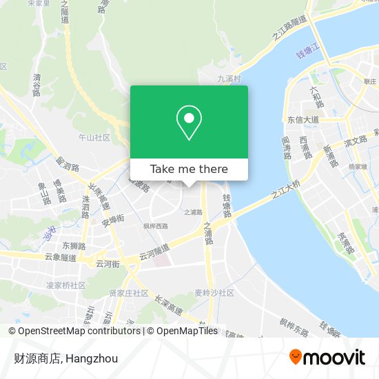 财源商店 map