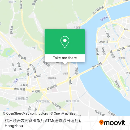 杭州联合农村商业银行ATM(珊瑚沙分理处) map