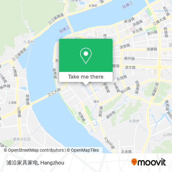 浦沿家具家电 map